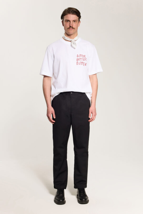RELAXED TEE - OFFWHITE / RED SSHEPAINTS - Image 4