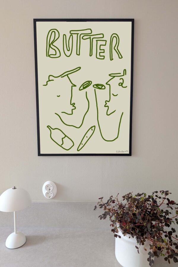 POSTER - TAN / GREEN SSHEPAINTS - Image 2